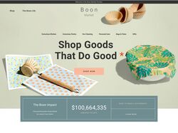 Адаптивна верстка та анімація landingPage Boon Market