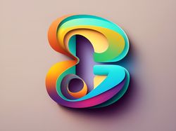 3D Word Logo