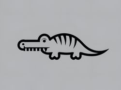 Simple Logo Crocodile