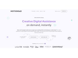 Адаптивная верстка landing Page Motiohead