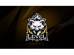 Логотип киберспортивного / компьютерного клуба Level