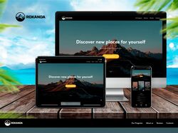 Дизайн сайта для горно-туристической компании "ROKANOA"