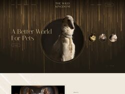 Адаптивна верстка та анімація landingPage Wild Kingdom