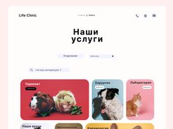 Дизайн для ветеринарной клиники 