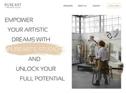 Дизайн для Художественной студии PureArt
