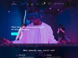 VR Club/ Landing Page