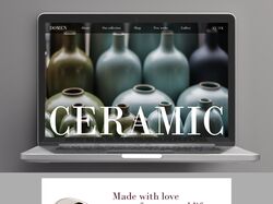 Web-design "CERAMIC"