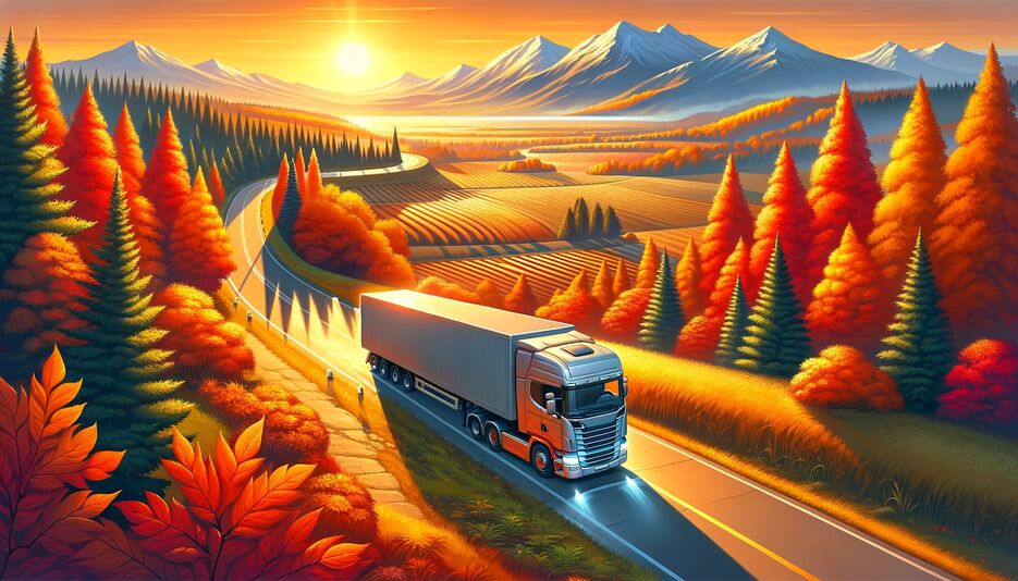 DALL·E 2023-12-16 19.13.20 - Create an illustration for freight companies with the theme of the seasons, specifically autumn. The scene should portray a natural autumn landscape d.png
