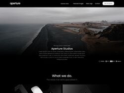 Верстка сайту. Aperture