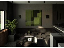 Дизайн и визуализация гостиной комнаты