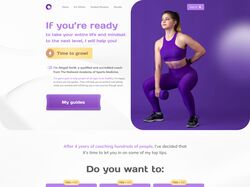 Landing Page - Курс по фитнесу