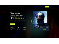 Адаптивная верстка сайта - NFTMarket