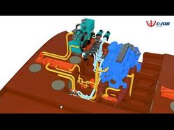 animation of the assembly sequence of components for the company CJN