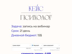 Таргетированная реклама для психолога