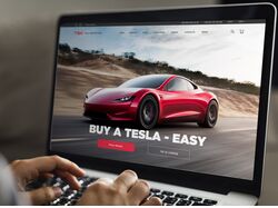 Дизайн сайта для Tesla Service Kyiv