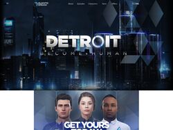 сайт игры Detroit Become Human