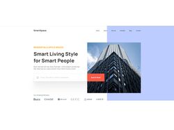 Real estate agency SmartSpace. Landing page