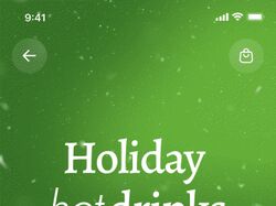 Starbucks New Year redesign app