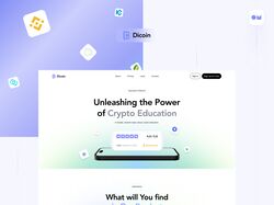 Dicoin - Landing Page