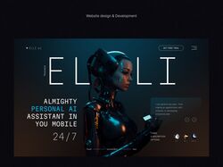 Landing page for AI