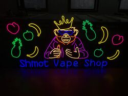 Shmot Vape Shop неоновая вывеска