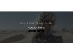 "Obsidian Realm: Галерея Красоты и Эксклюзивный Магазин"