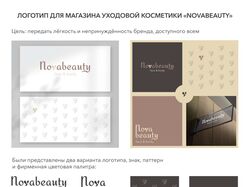 Логотип Novabeauty