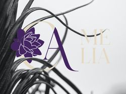 Логотип для квіткового магазину"CAMELIA"