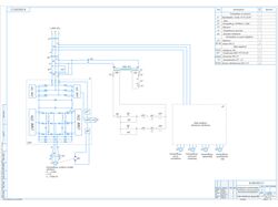 Single-line diagram and workshop plan 