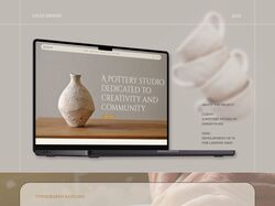 The pottery studio