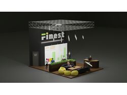 Выставочный стенд для финансовой компании Finest
