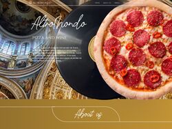 Сайт-меню пиццерии "Altro Mondo"