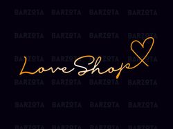 Логотип онлайн-магазина косметики "Love Shop"
