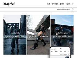 UI/UX для магазина премиальной одежды