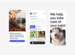 UX/UI дизайн мобильного приложения по уходу за животными