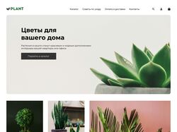 Веб-дизайн интернет-магазина Растений