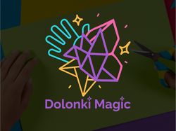 Logo for the children's channel "Dolonki Magic"