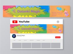 Banner for children's channel "Dolonki Magic"