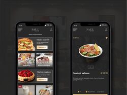 Мобильное приложение для сети пекарен PAUL