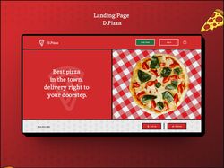 Landing Page - D.Pizza