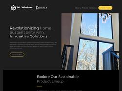 Дизайн та збірка на Weblium сайту-каталогу продавця вікон. США