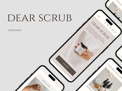 Dear Scrub website redesign