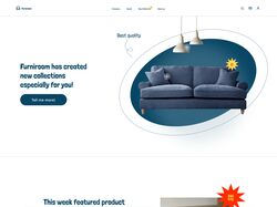 Furniroom-Product Landing Page Design