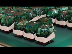 3D-модель аквариум клавиатуры + Анимация