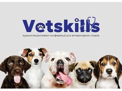Логотип для ветеринарної конференції "VETSKILLS"