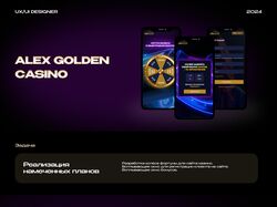 Дизайн окон для сайта казино