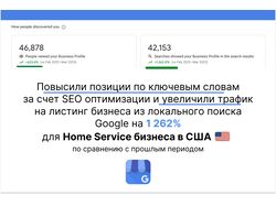 SEO продвижение Google Business Profile в США