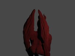 Sculpting gargoyle
