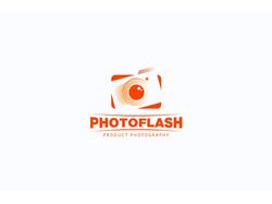 PhotoFlash логотип для фото студии.