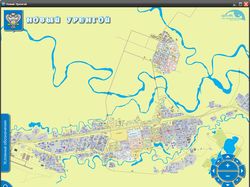 План-карта города Новый Уренгой